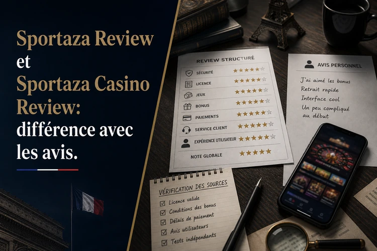 Sportaza Review et Sportaza Casino Review: différence avec les avis